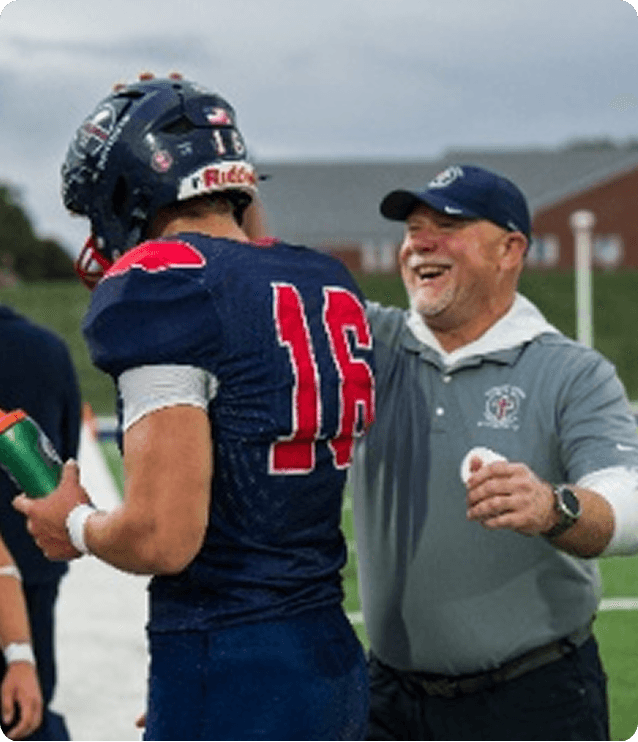 Coach and player